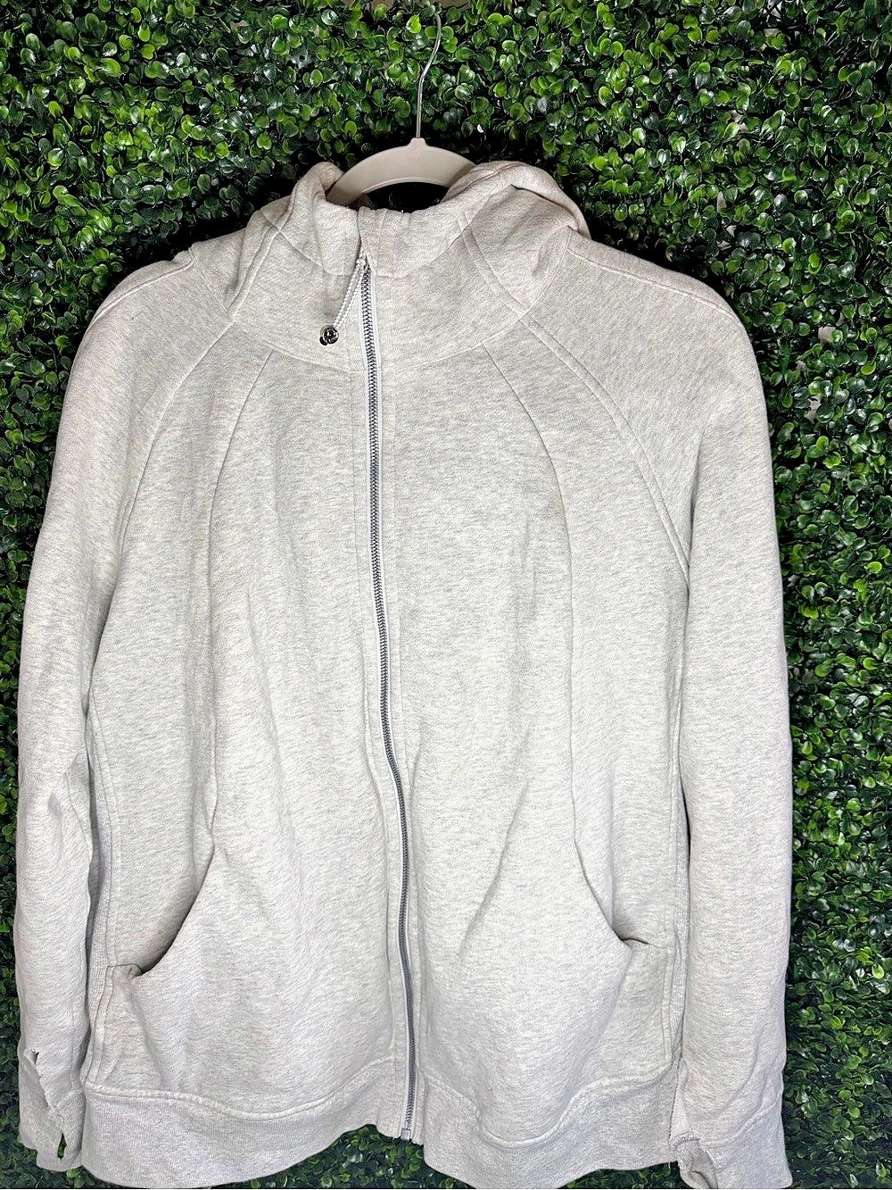 lululemon Scuba Oversized Full-Zip Hoodie Gray